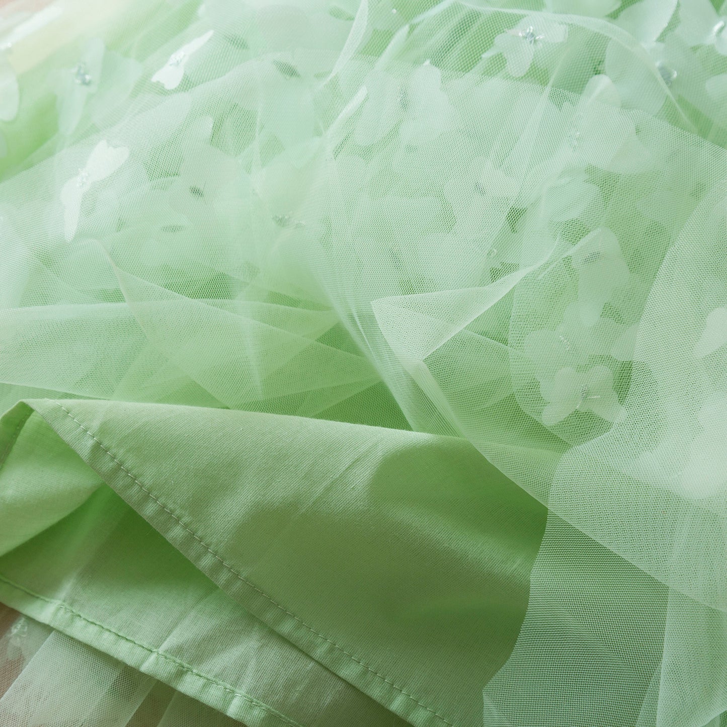 Vestido Infantil Tul Mariposas