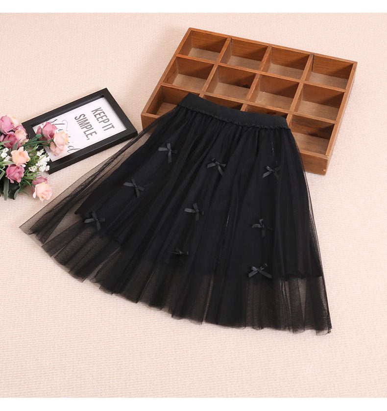 Falda Infantil Lazo Tul