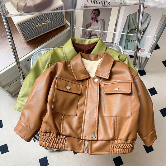 Chaqueta  Bolsos de Cuero para Niños