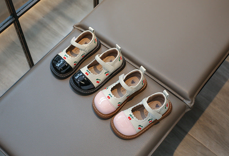 Moda Cerejinhas Zapatos Infantiles