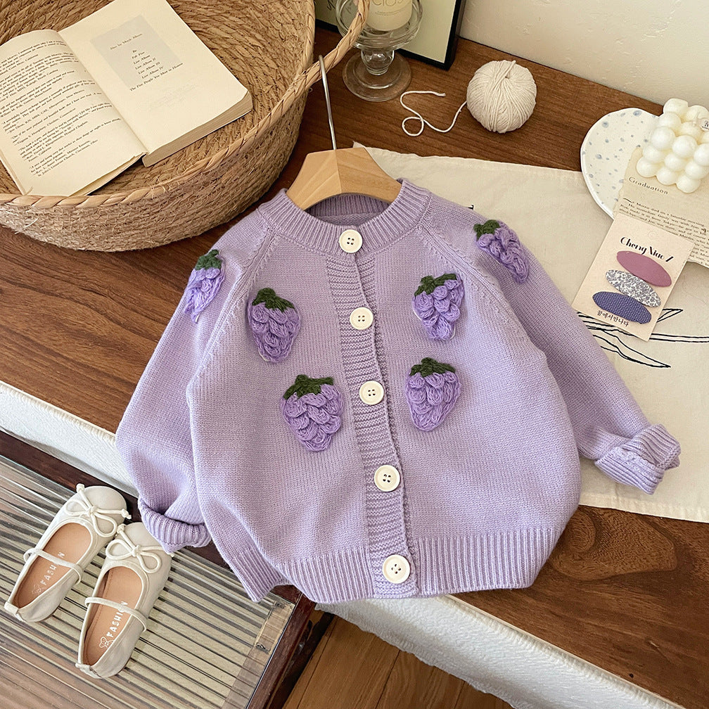 Abrigo de Uvas para Niñas