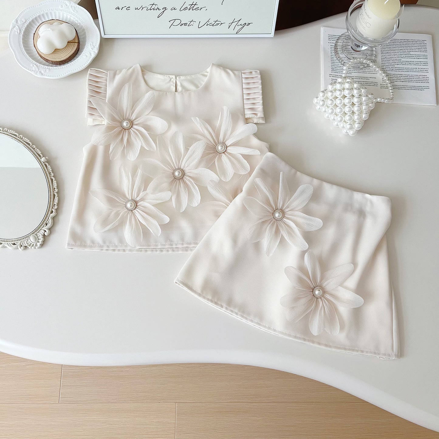 Conjunto Infantil Boutique Flores