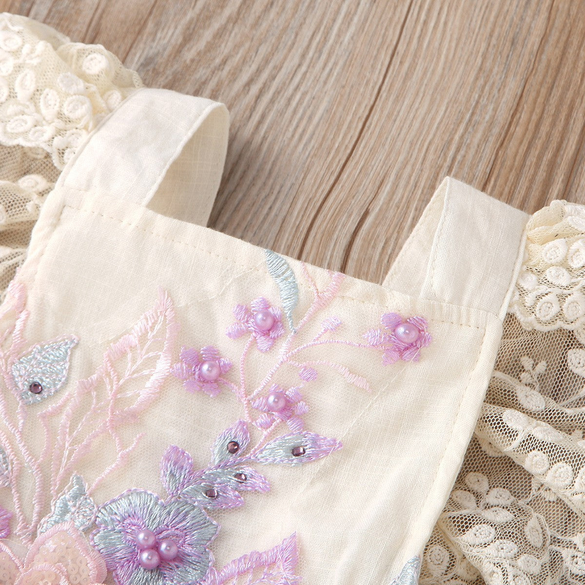 Body infantil de Encaje Floral