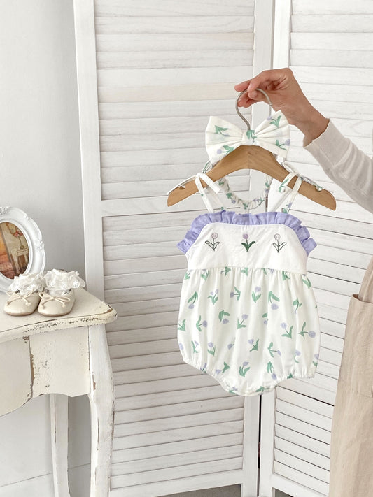 Body Infantil Mujer Tulipanes de Verano