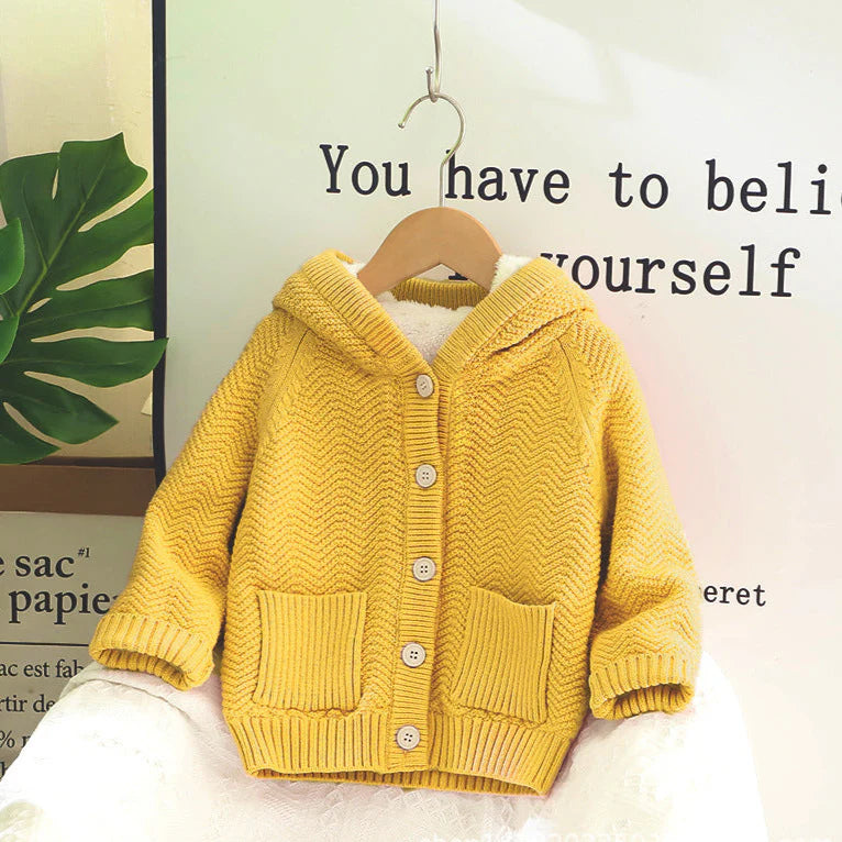 Abrigo de Punto Súper Cálido para Niños