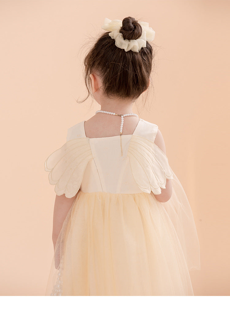 Vestido Infantil con Alas de Estrella