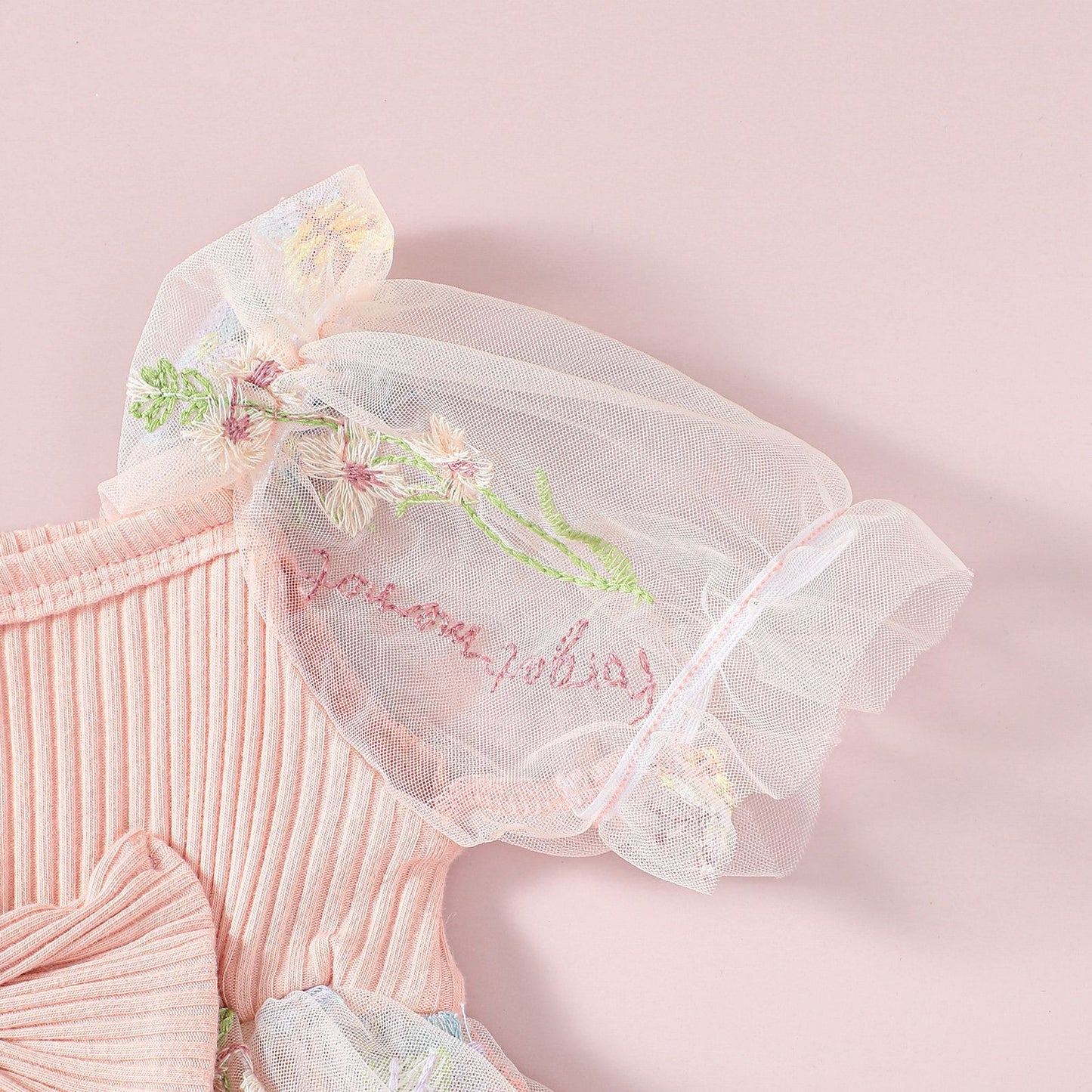 Body infantil de Encaje Floral