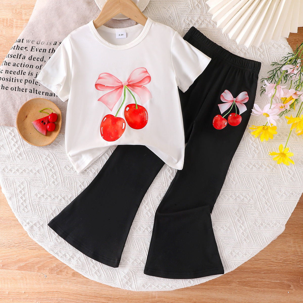 Conjunto de cerezas para niñas