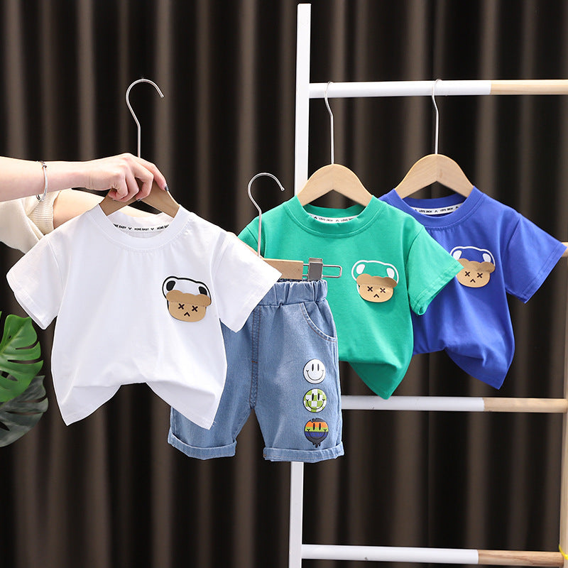 Conjunto infantil osito y jeans