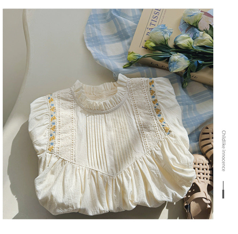 Vestido Infantil de Verano Florecitas