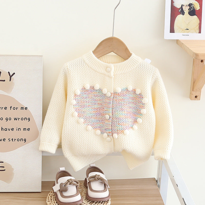 Blusa Infantil Corazón Invierno