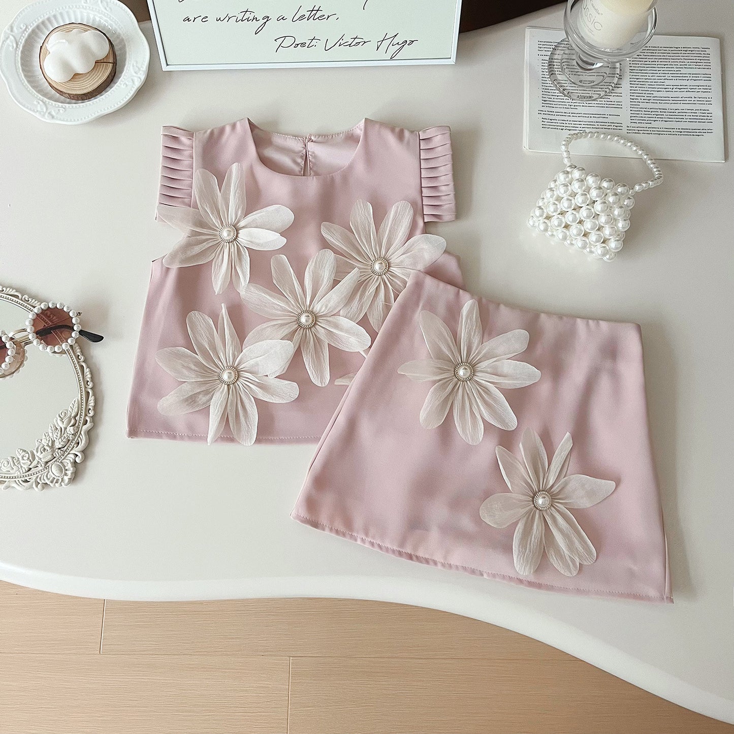 Conjunto Infantil Boutique Flores