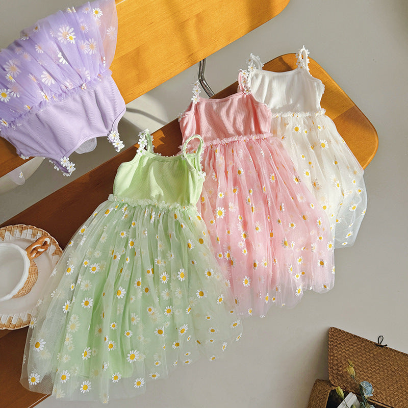Vestido Infantil Margaritas