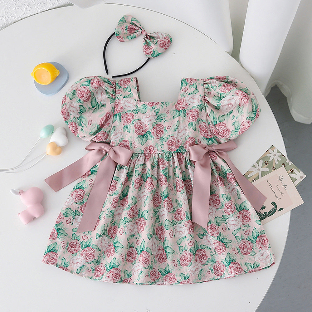 Vestido/Body Infantil Floral