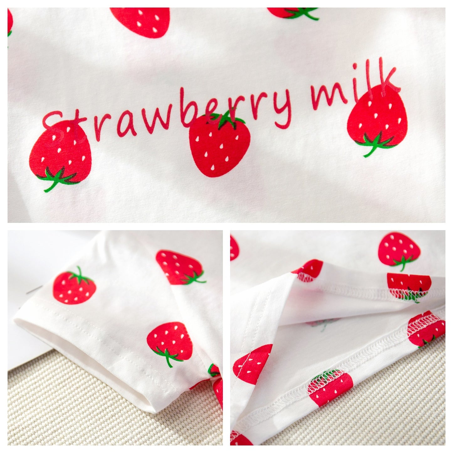 Fresas Camiseta Infantil Mujer
