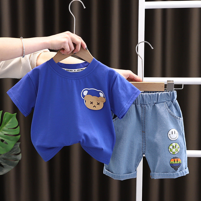Conjunto infantil osito y jeans