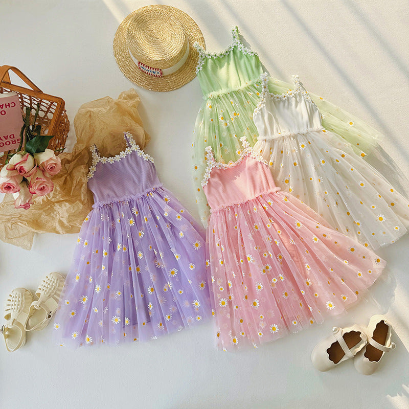 Vestido Infantil Margaritas