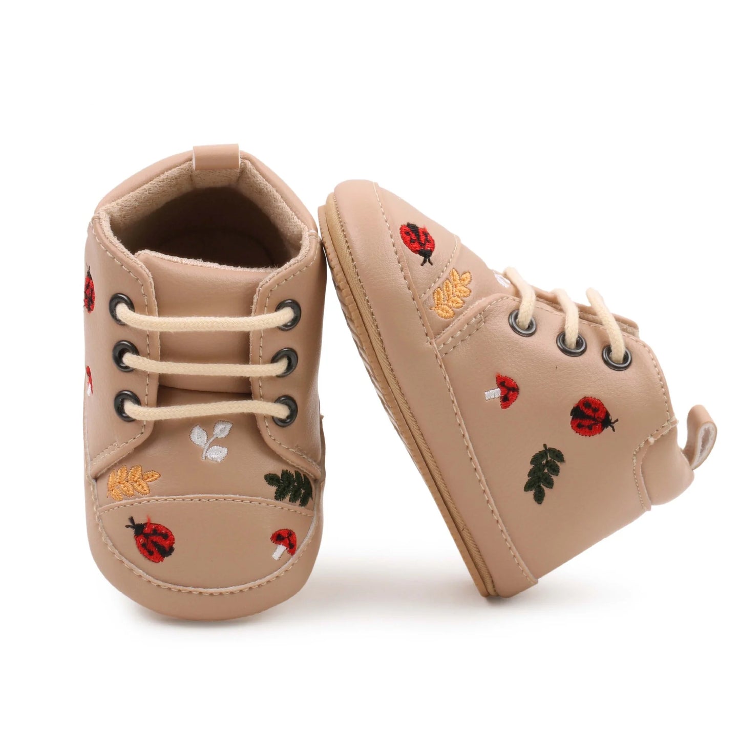 Zapatos Infantiles Mariquitas Flores
