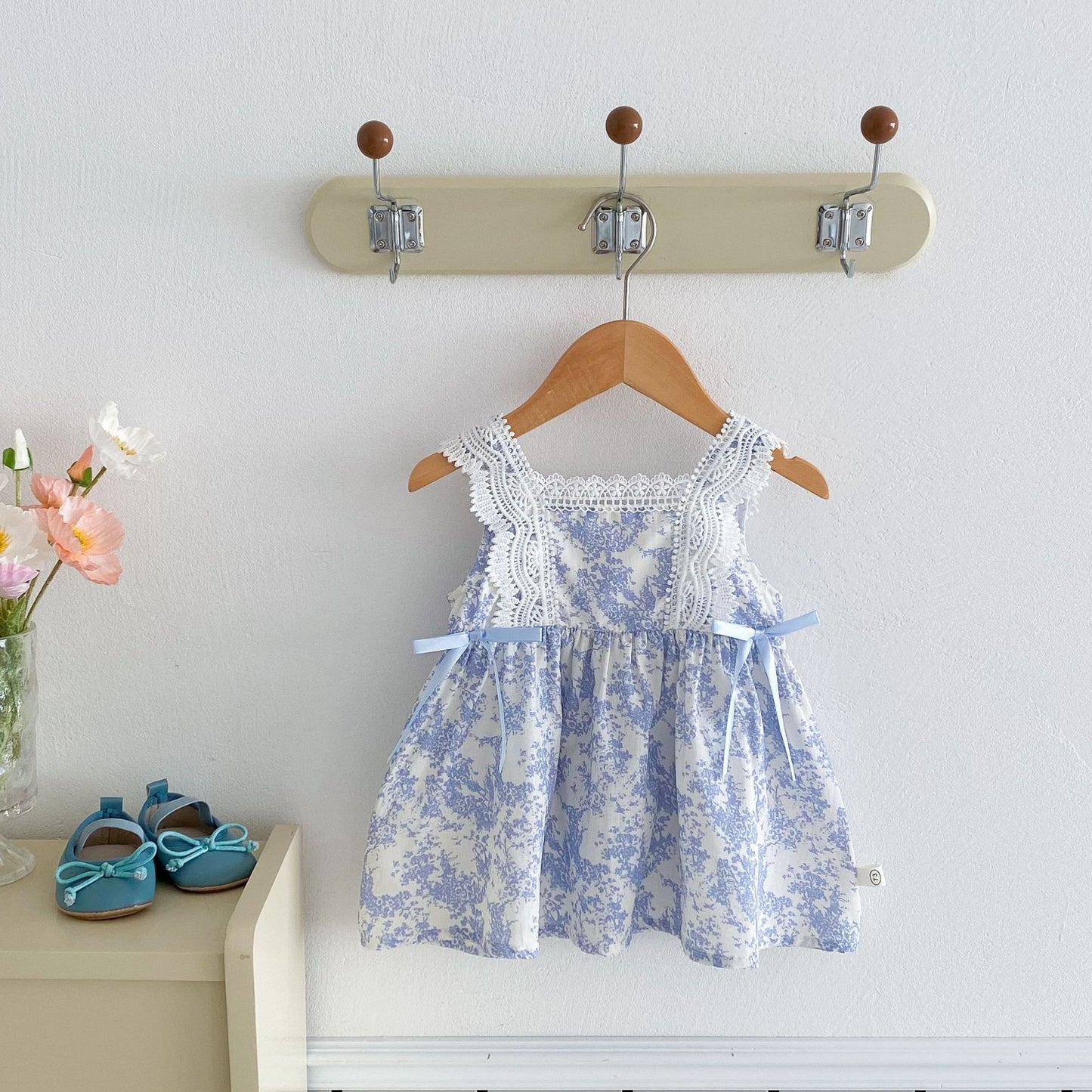 Vestido floral de verano para niños