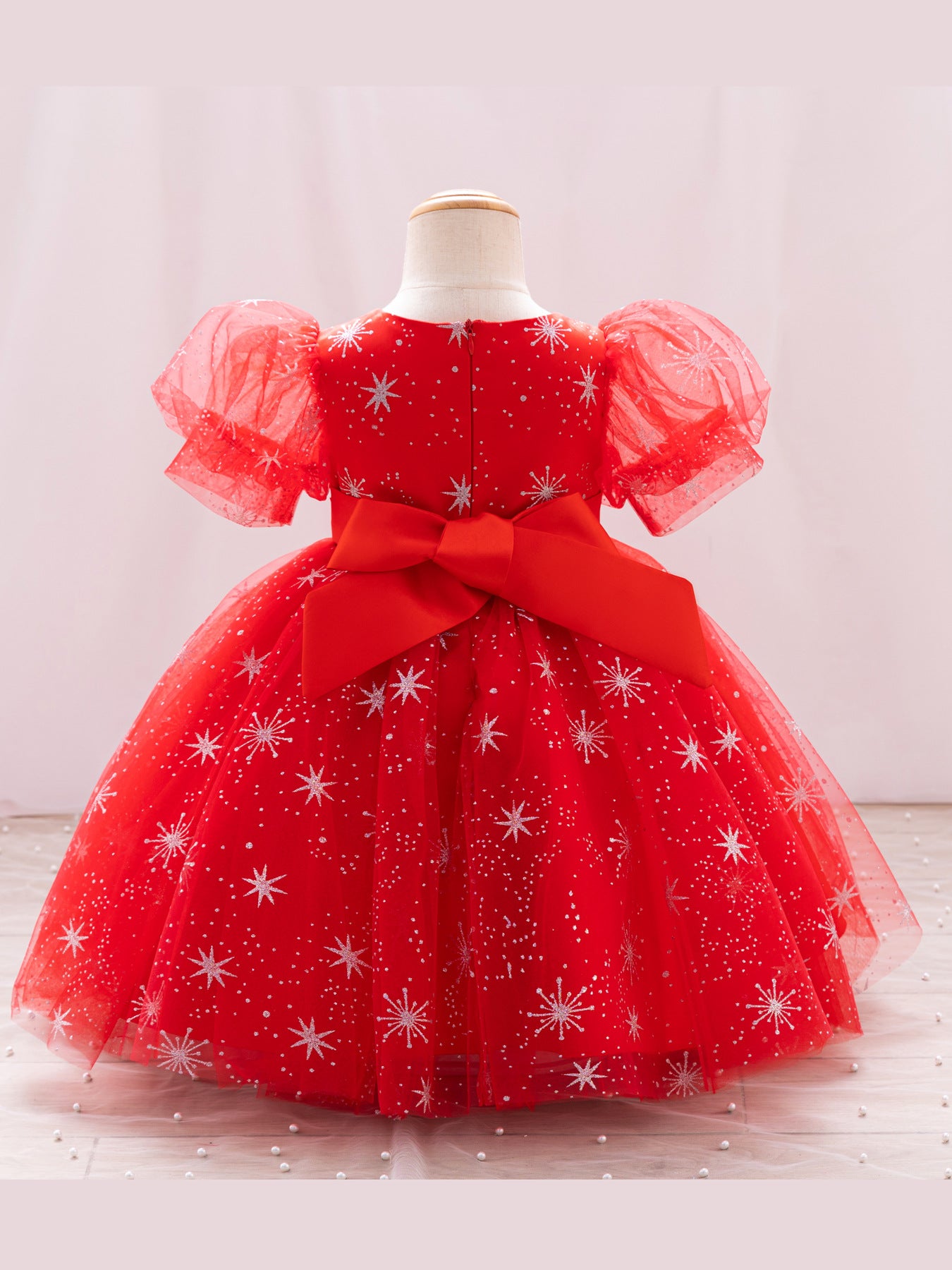 Vestido Navideño Brillante Infantil