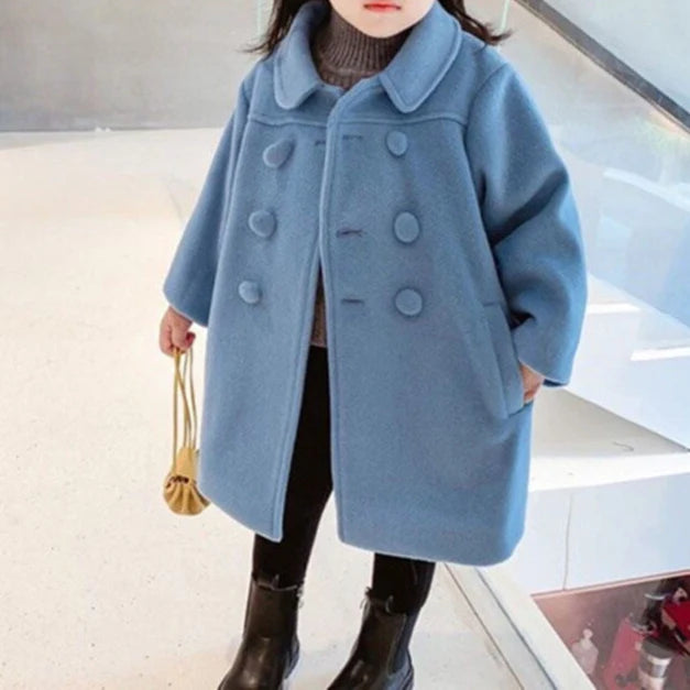 Abrigo Abotonado para Niñas