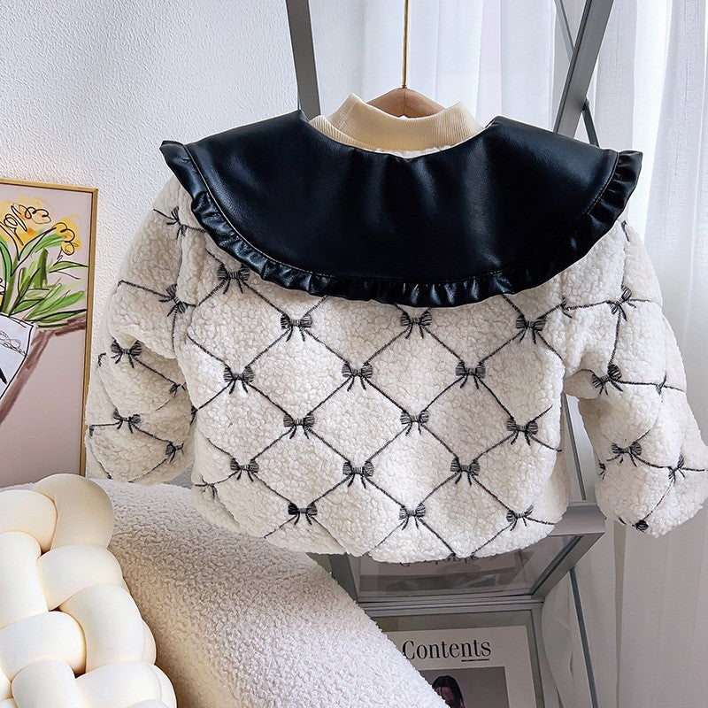 Abrigo Infantil Mujer Lazos