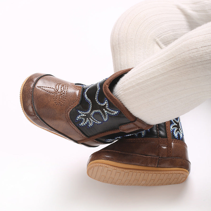 Botas de Campo Bordadas para Niños