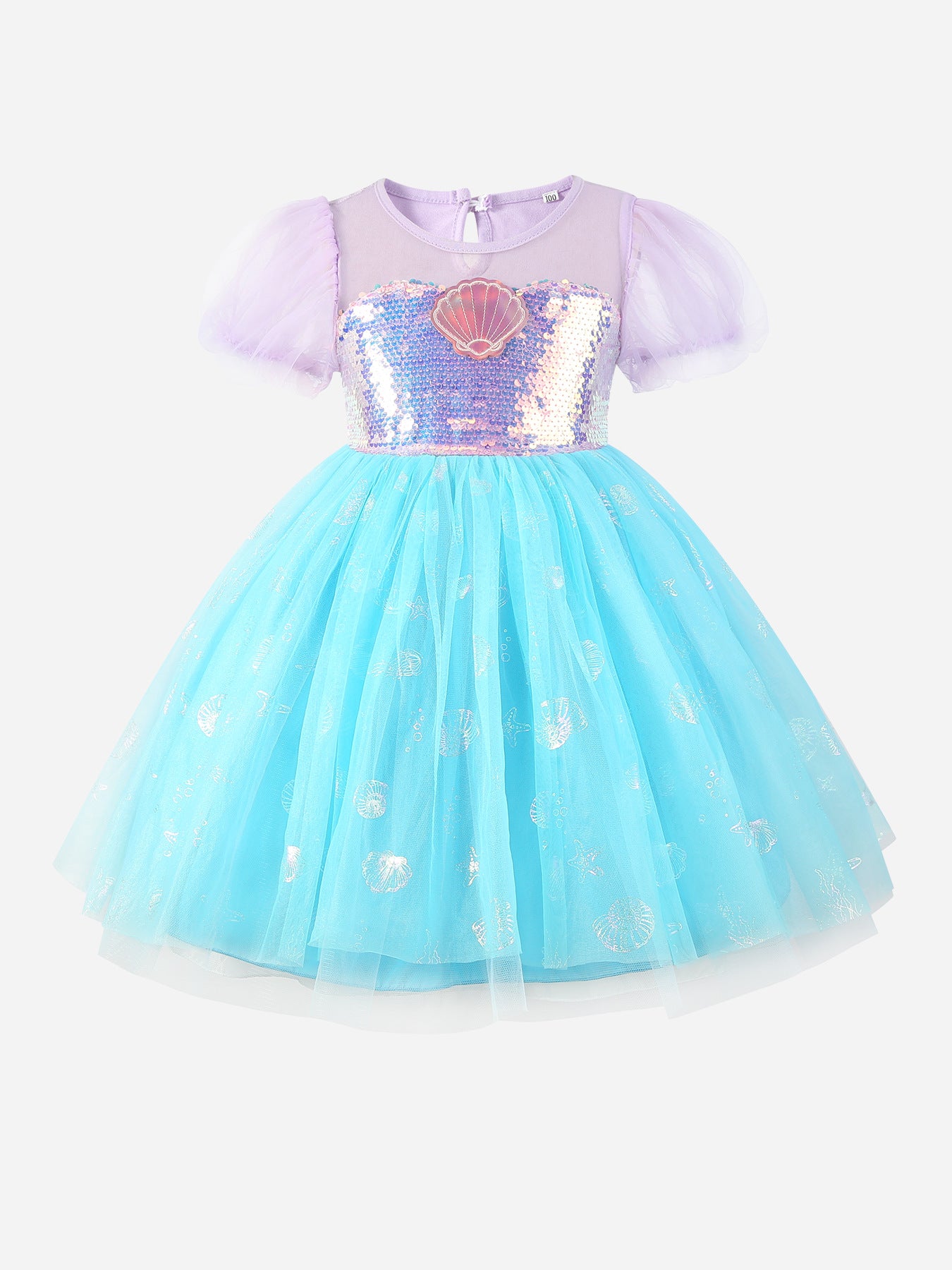 Vestido de fiesta infantil sirena