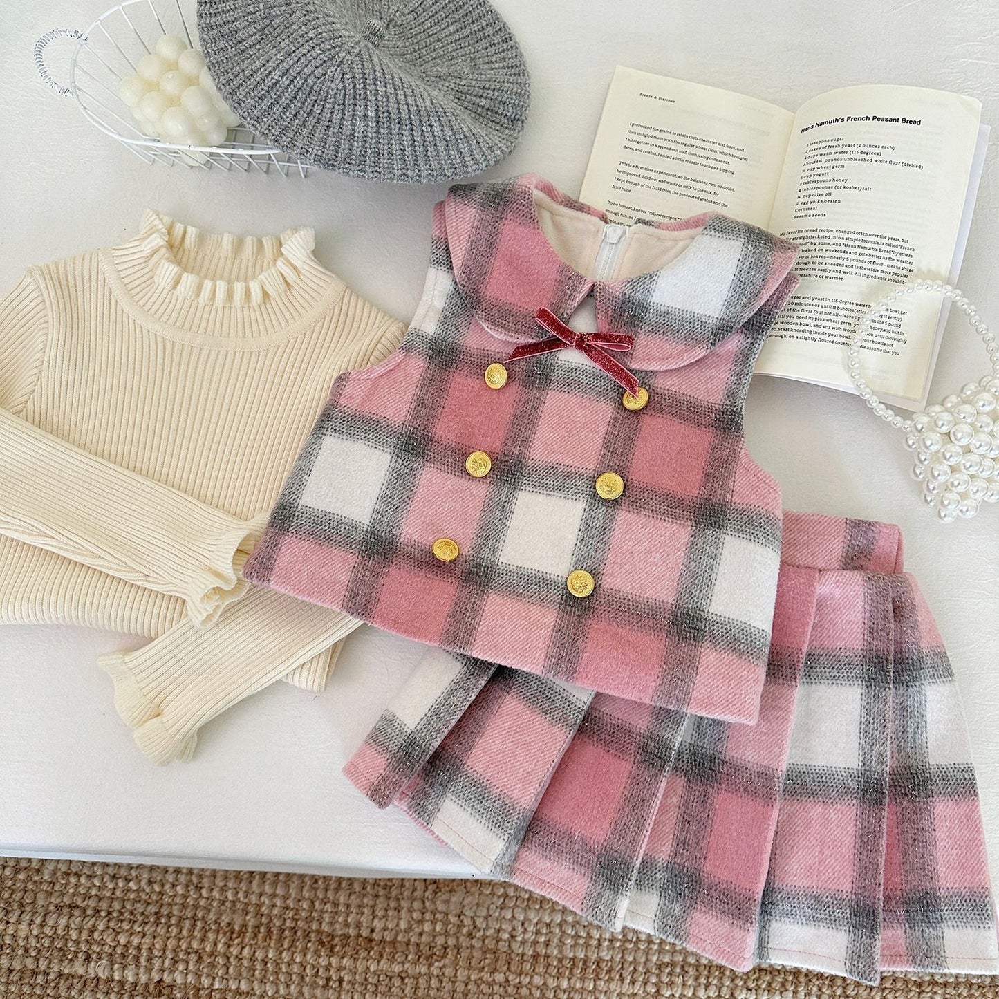 Conjunto de Cuadros Rosas para Niña
