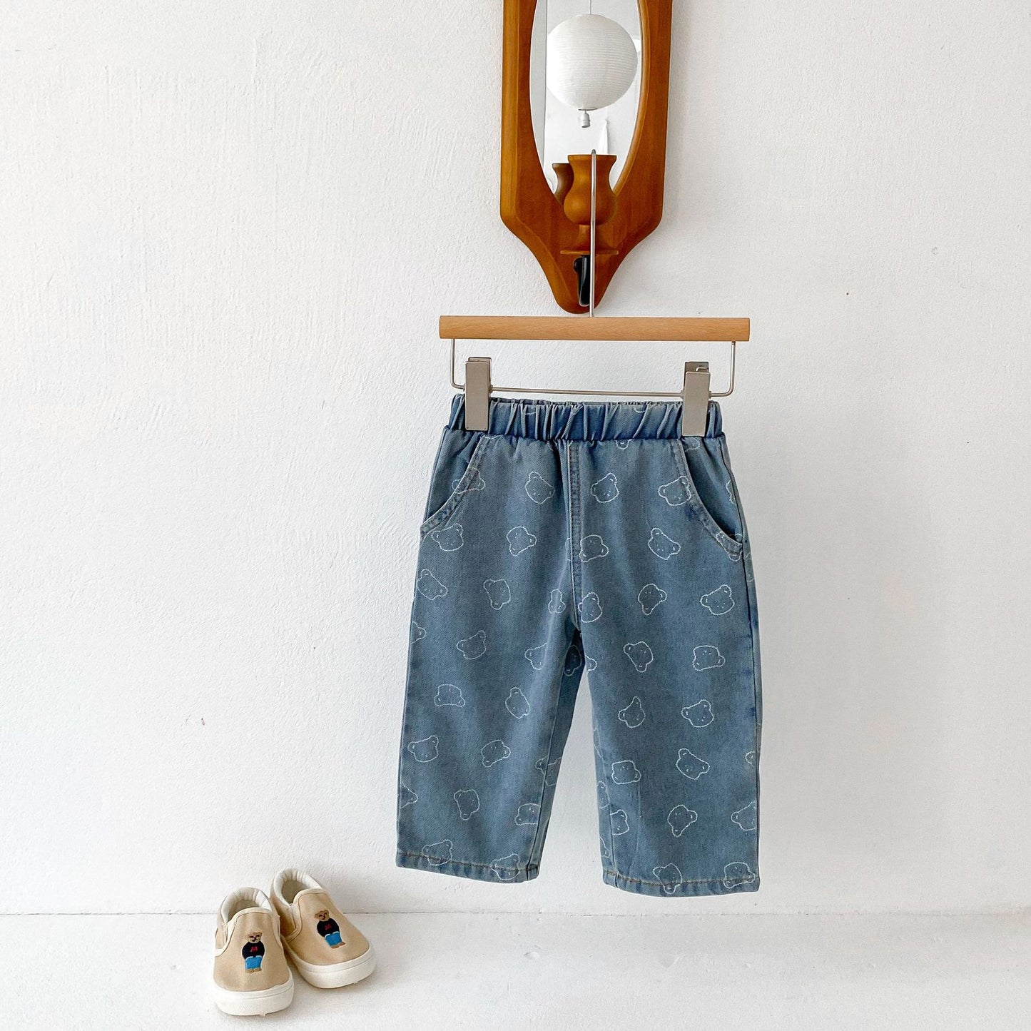 Vaqueros para niños con ositos de peluche