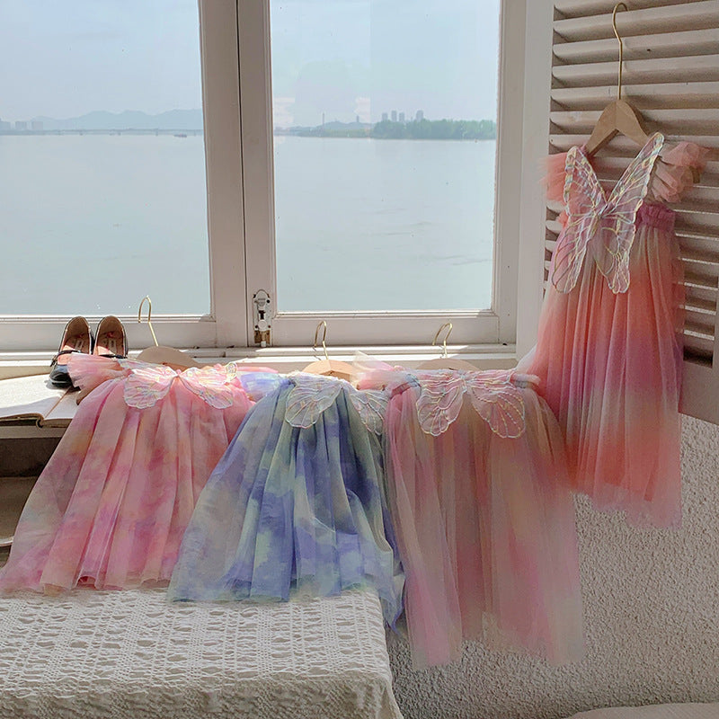 Vestido Infantil Tul Colores Asinha