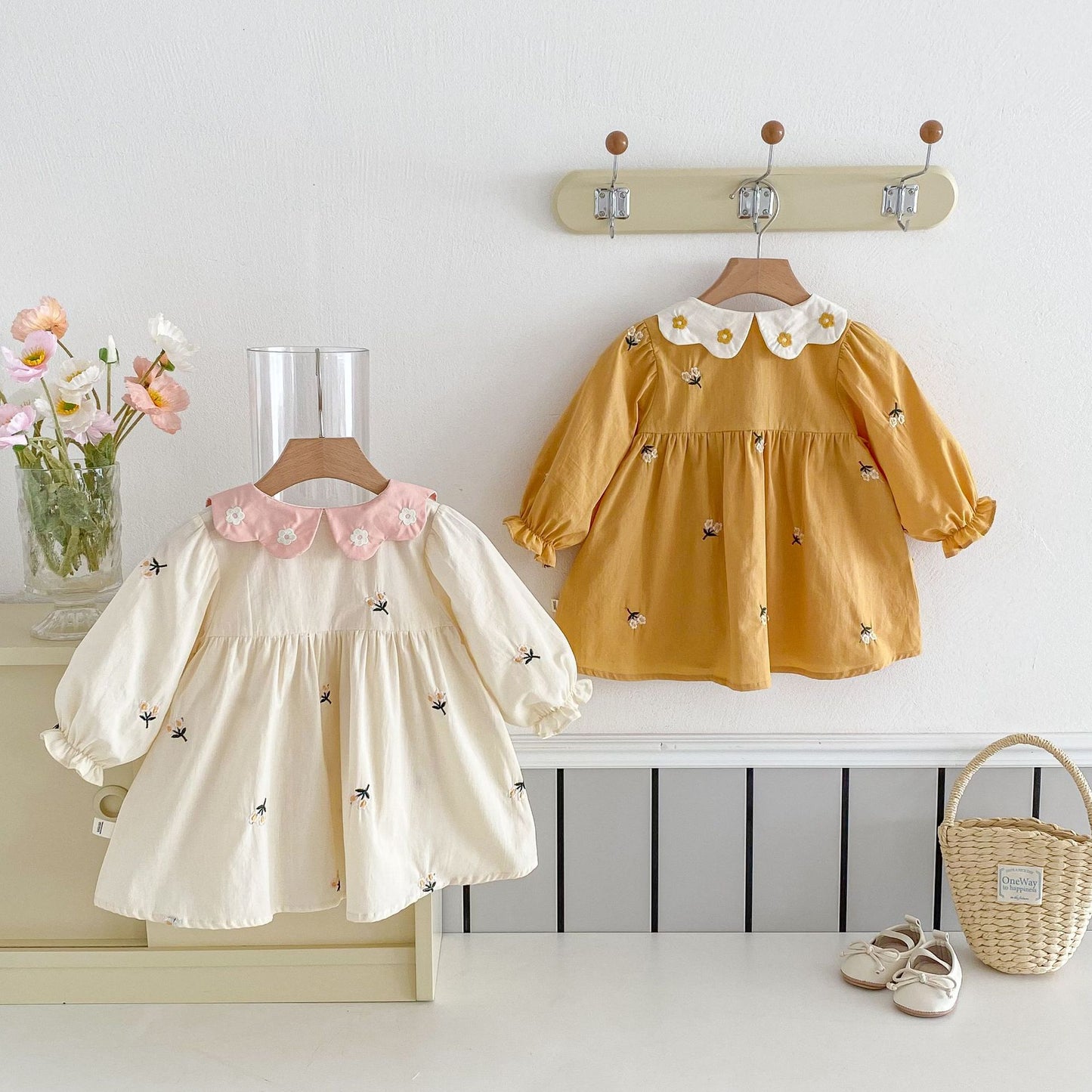 Vestido Infantil Florecitas