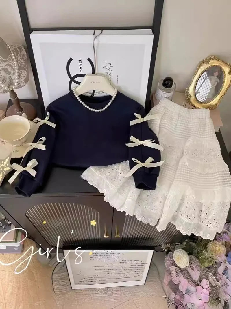 Conjunto Infantil Mujer Lazos