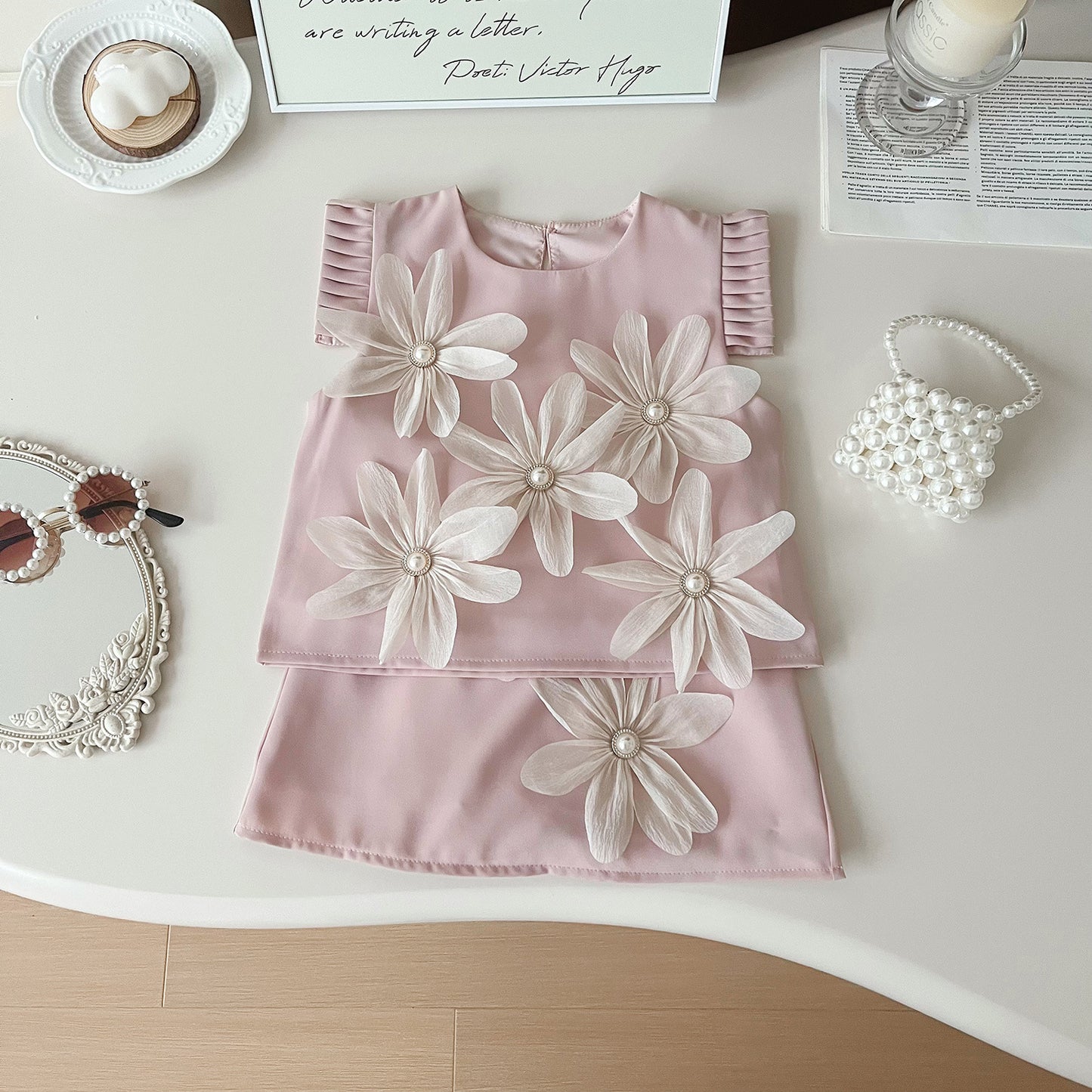 Conjunto Infantil Boutique Flores