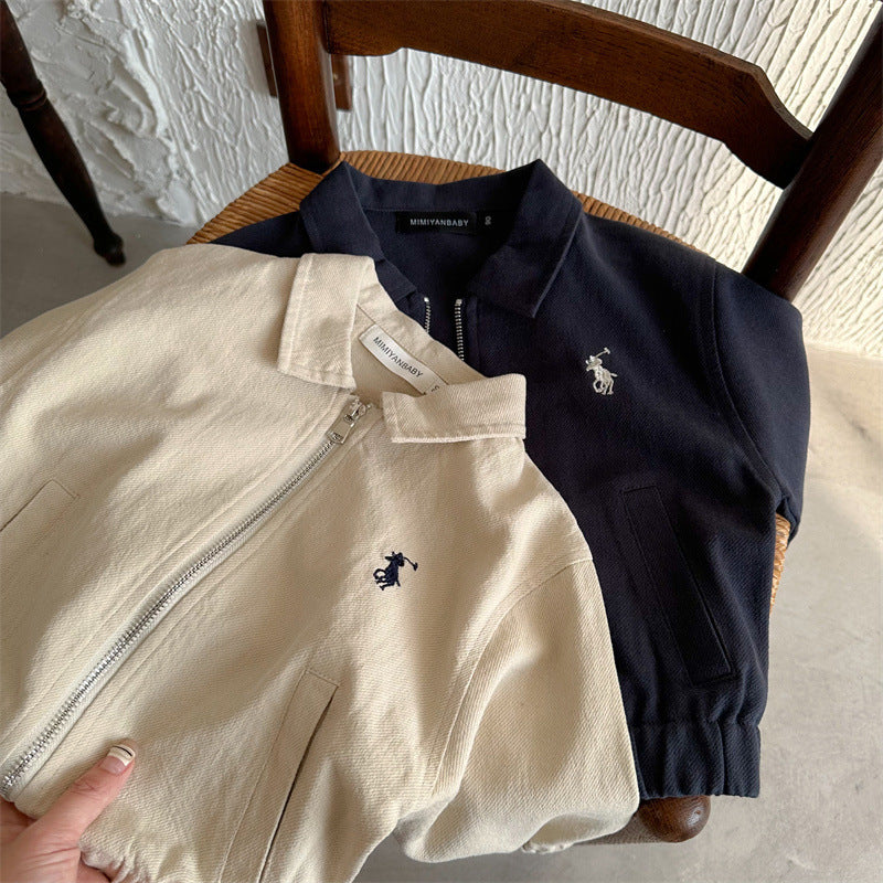 Bolsillos con cremallera para chaqueta infantil