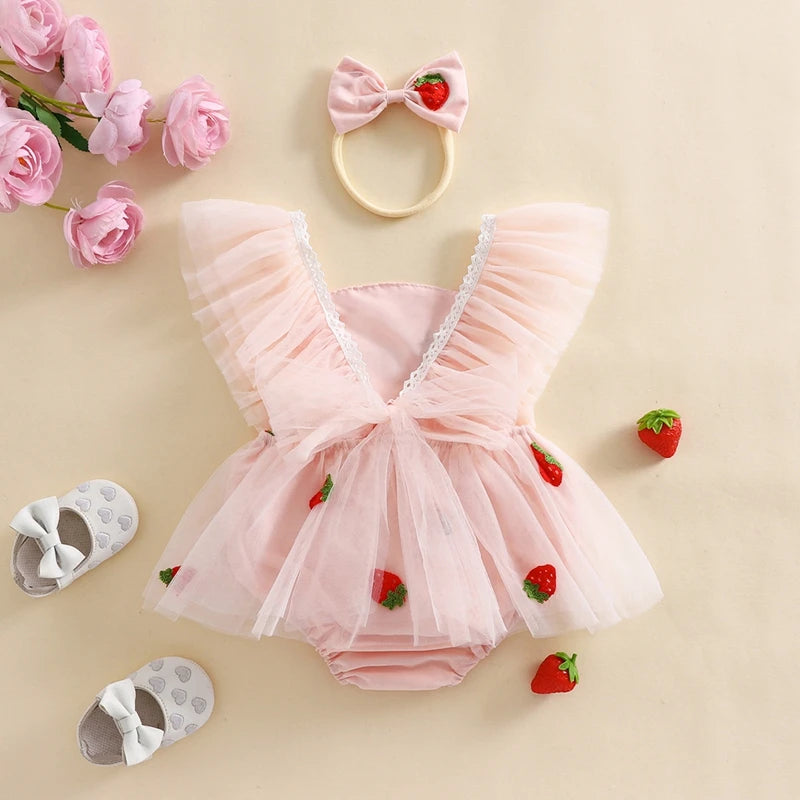 Body de tul fresa para mujer