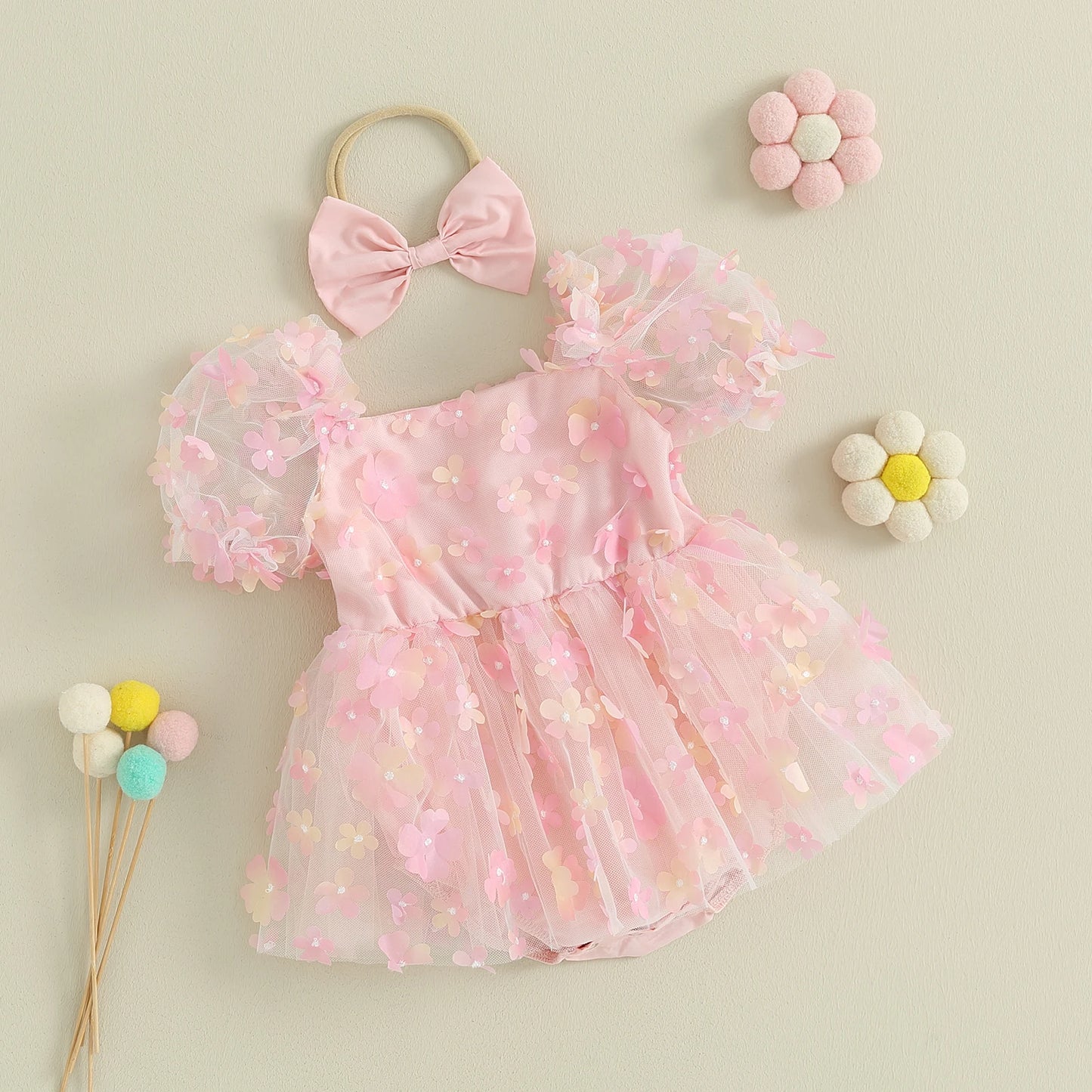 Body infantil Florzinhas
