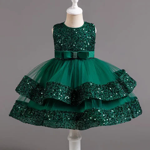 Vestido Navideño Brillante