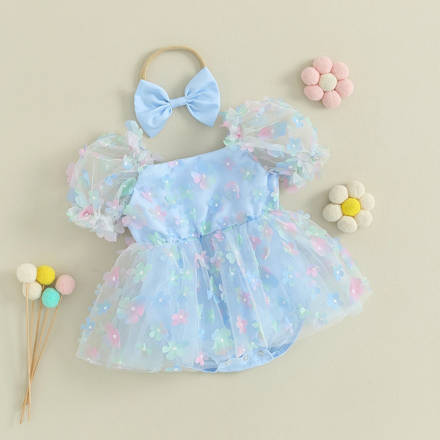 Body infantil Florzinhas