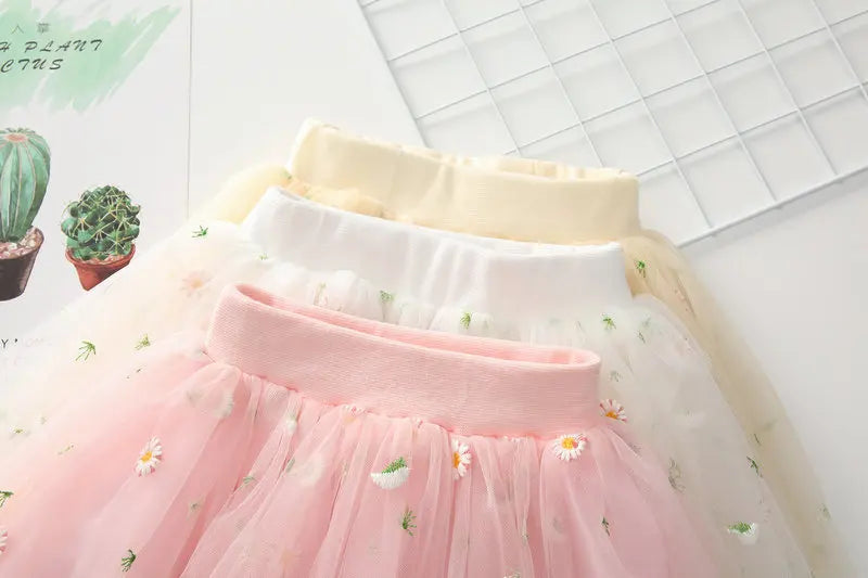 Falda Infantil Margaritas