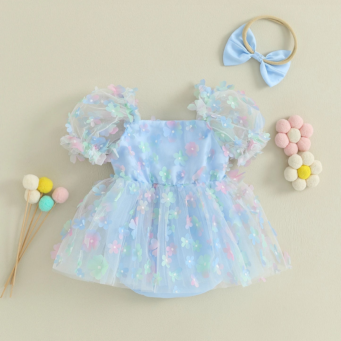 Body infantil Florzinhas