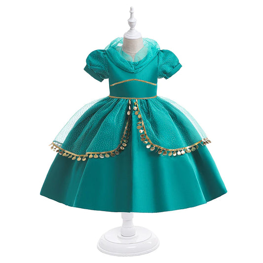 Vestido de fiesta de princesa infantil