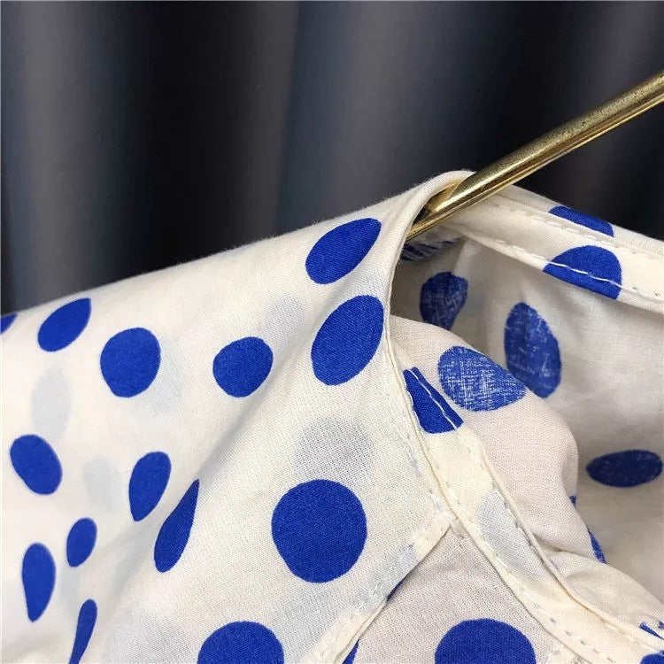 Conjunto Infantil de Lunares y Jeans