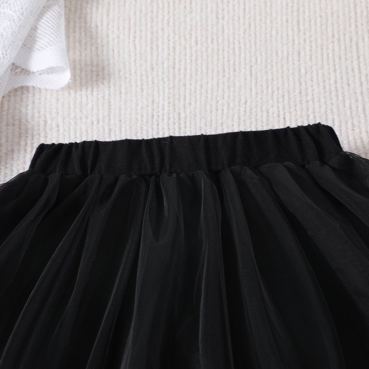 Conjunto infantil mujer negro rosa