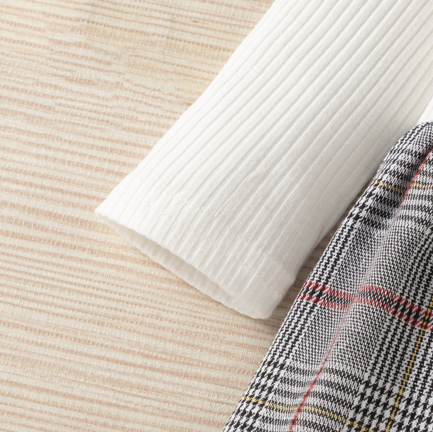 Vestido a Cuadros Con Lazo