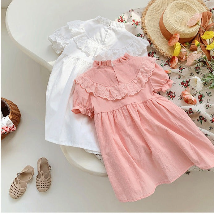 Vestido infantil de Encaje floral