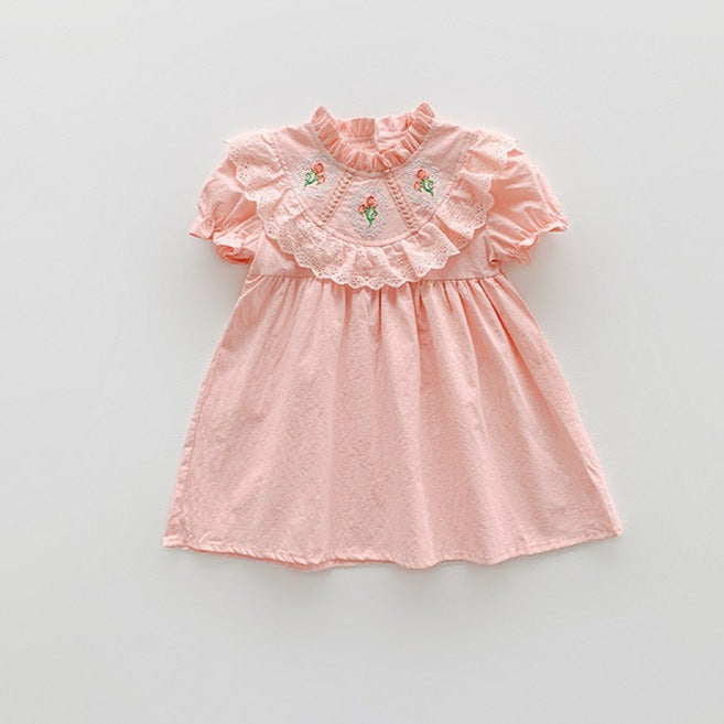 Vestido infantil de Encaje floral
