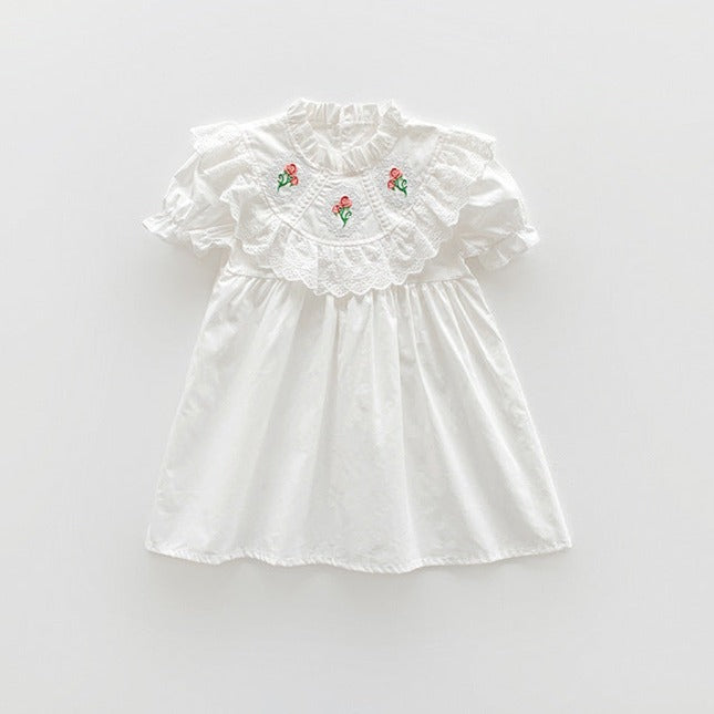 Vestido infantil de Encaje floral