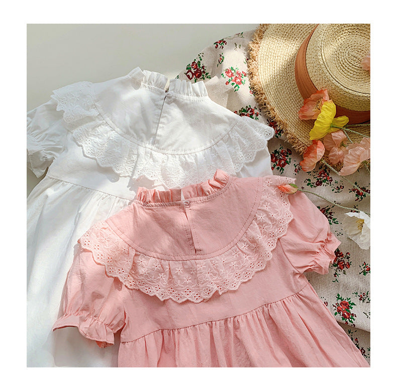 Vestido infantil de Encaje floral