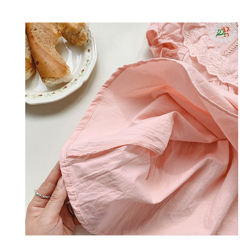 Vestido infantil de Encaje floral